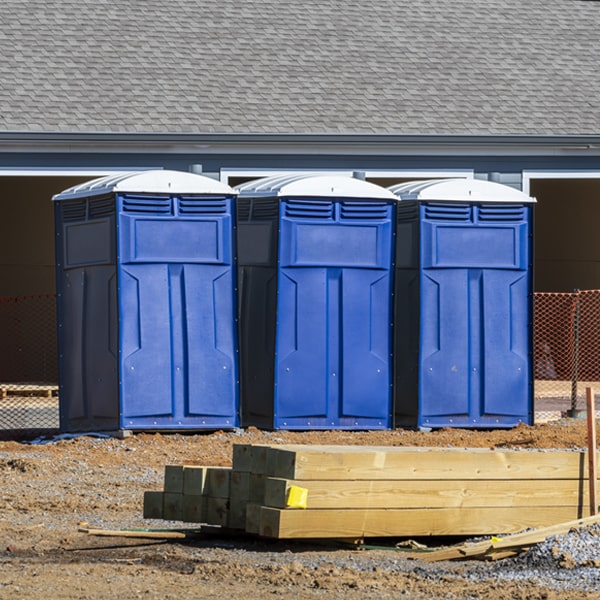 are there different sizes of portable toilets available for rent in Lacomb